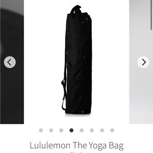 lululemon yoga mat bag / black